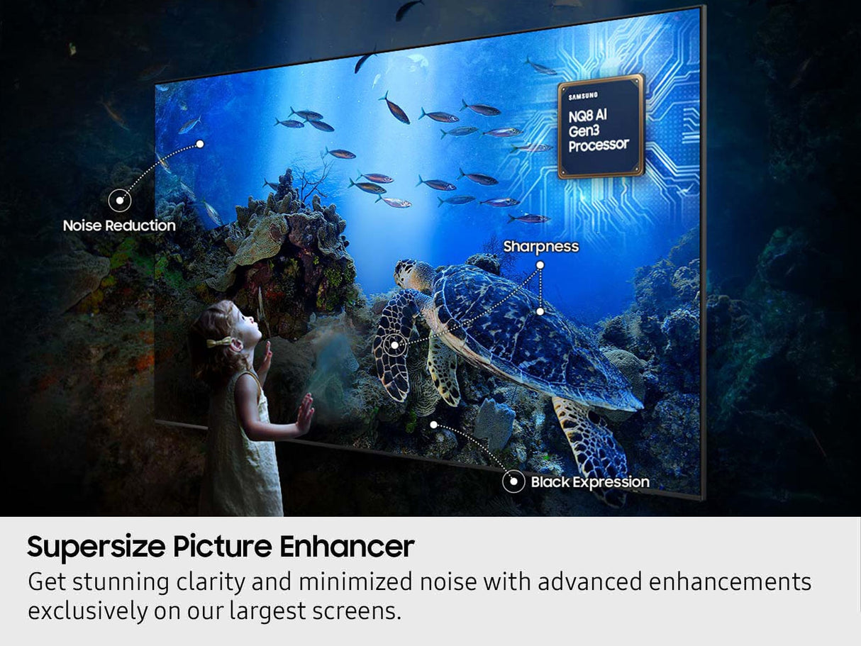 Samsung QN90F QN115QN90FFXZA TV 2.92 m (115") 4K Ultra HD Smart TV Wi-Fi Black - QN115QN90FFXZA SAMSUNG
