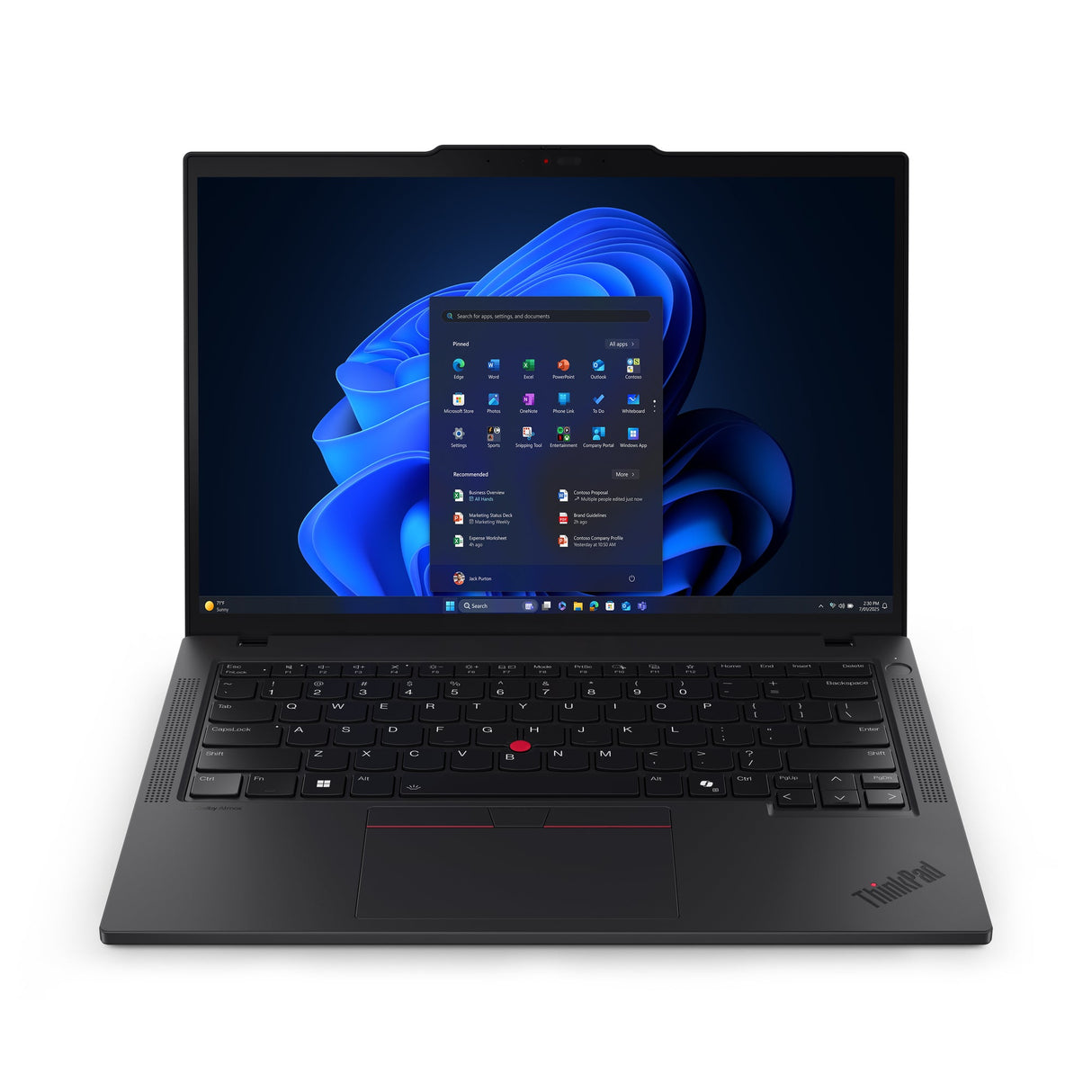Lenovo ThinkPad T14 Gen 6 (Intel) Copilot+ PC Intel Core Ultra 5 228V Laptop 35.6 cm (14") WUXGA 32 GB LPDDR5x-SDRAM 512 GB SSD Wi-Fi 7 (802.11be) Windows 11 Pro English Black - 21QG0006US LENOVO