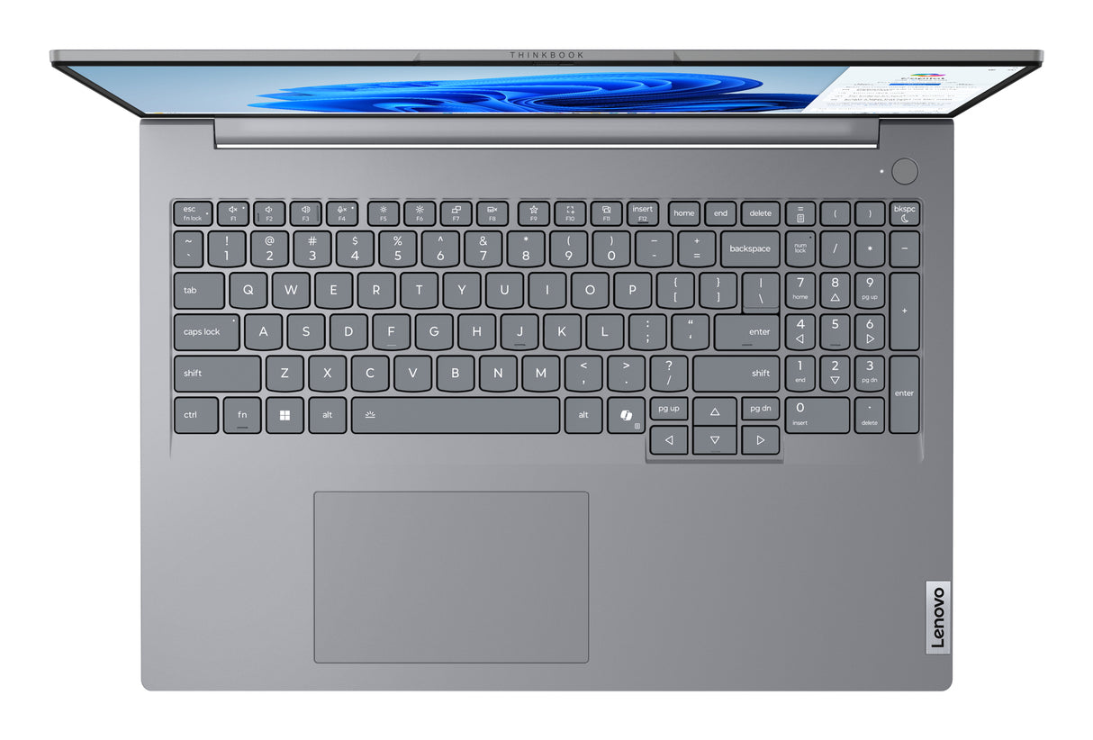 Lenovo ThinkBook 16 G8 IAL Intel Core Ultra 5 225U Laptop 40.6 cm (16") WUXGA 16 GB DDR5-SDRAM 512 GB SSD Wi-Fi 6E (802.11ax) Windows 11 Pro Grey - 21SK0095US