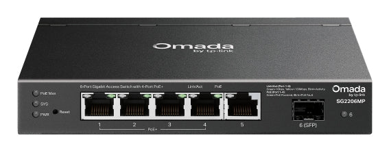 TP-Link Omada SG2206MP network switch L2 Gigabit Ethernet (10/100/1000) Power over Ethernet (PoE) - SG2206MP