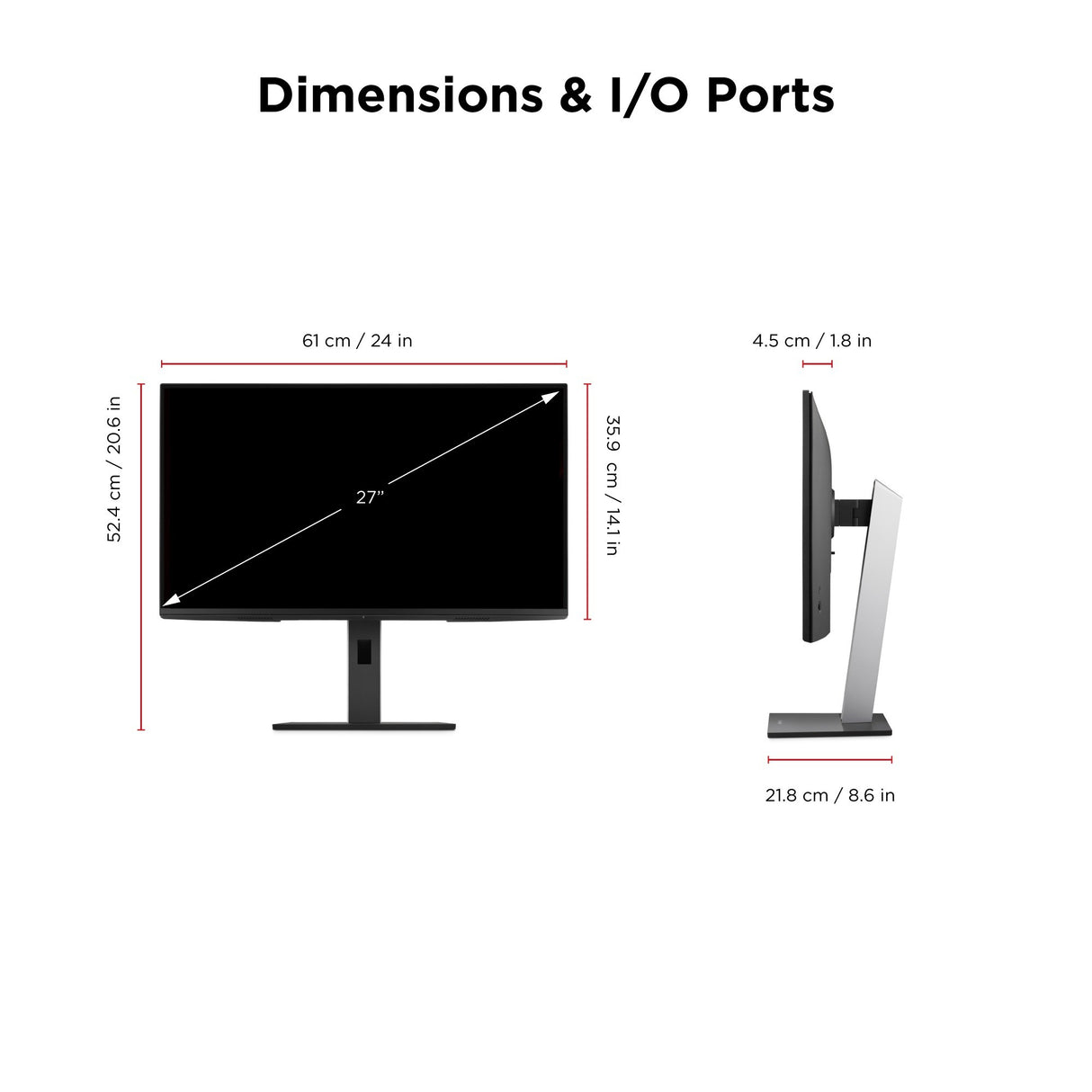 Viewsonic VG Series VG2751 computer monitor 68.6 cm (27") 1920 x 1080 pixels Full HD LED Black - VG2751