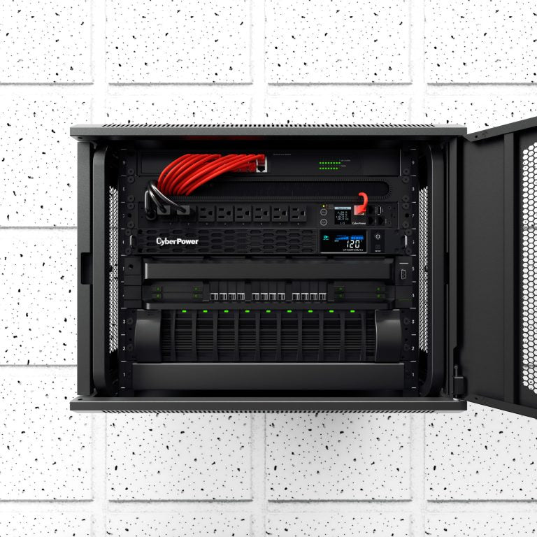 CyberPower PFC Sinewave uninterruptible power supply (UPS) Line-Interactive 0.7 kVA 400 W 6 AC outlet(s) - CP700PFCRM1U