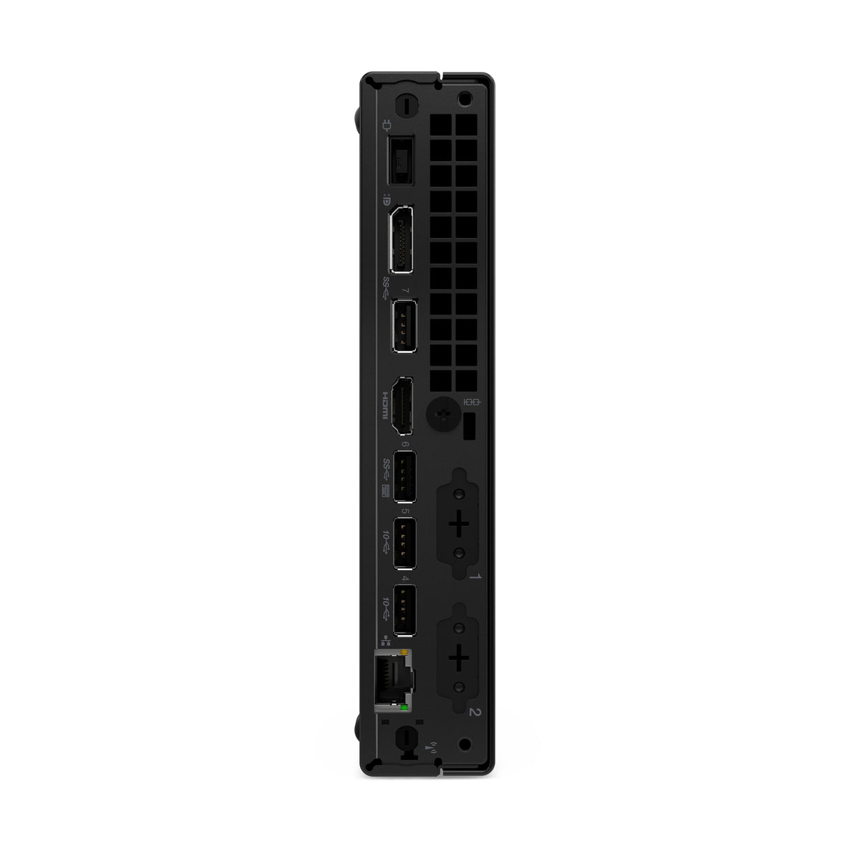 Lenovo ThinkCentre M70q Gen 6 Intel Core Ultra 5 225T 16 GB DDR5-SDRAM 256 GB SSD Windows 11 Pro Mini PC Black - 13A4002GUS