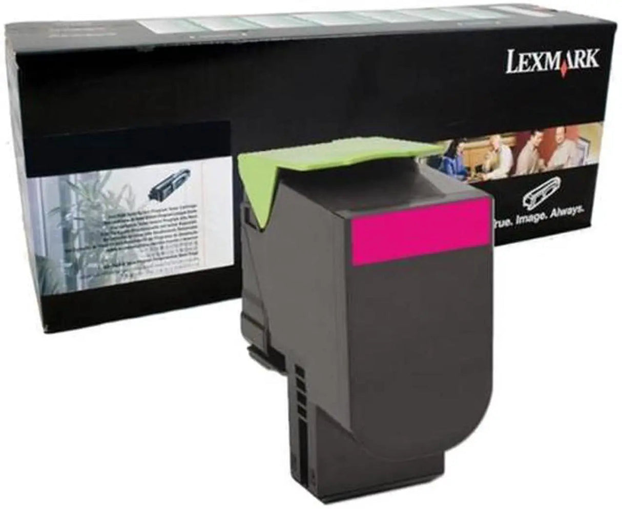 Lexmark Magenta Toner Cartridge Return Program Yield 2,000 Pages - 80C0SMG LEXMARK