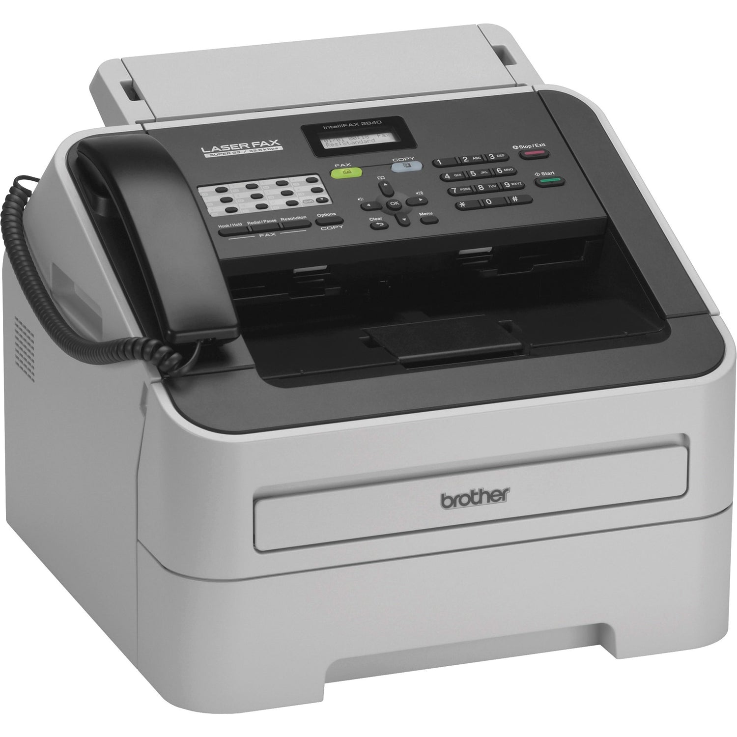 Brother FAX-2840 fax machine Laser 33.6 Kbit/s A4 Black, Grey - FAX2840