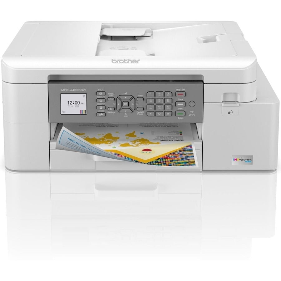 Brother INKvestment Tank MFC-J4335DW Inkjet Multifunction Printer-Color-Copier/Fax/Scanner-4800x1200 - MFCJ4335DW