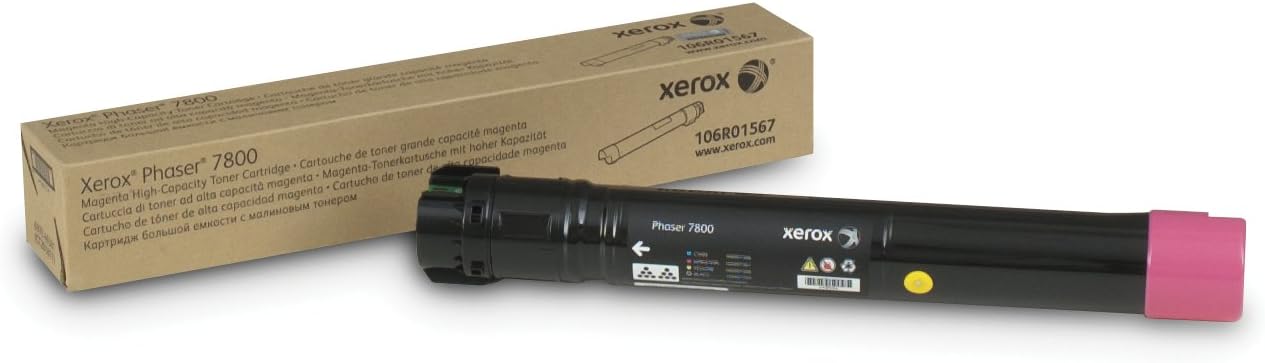 Xerox Genuine Phaser 7800 Magenta Toner Cartridge (17,200 pages) - 106R01567 - 106R01567