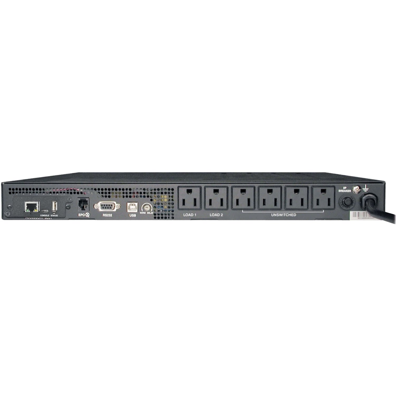 Tripp Lite SmartPro 120V 1kVA 800W Line-Interactive Sine Wave UPS, 1U Rack, WEBCARDLX Network Interf - SMART1000RM1UN