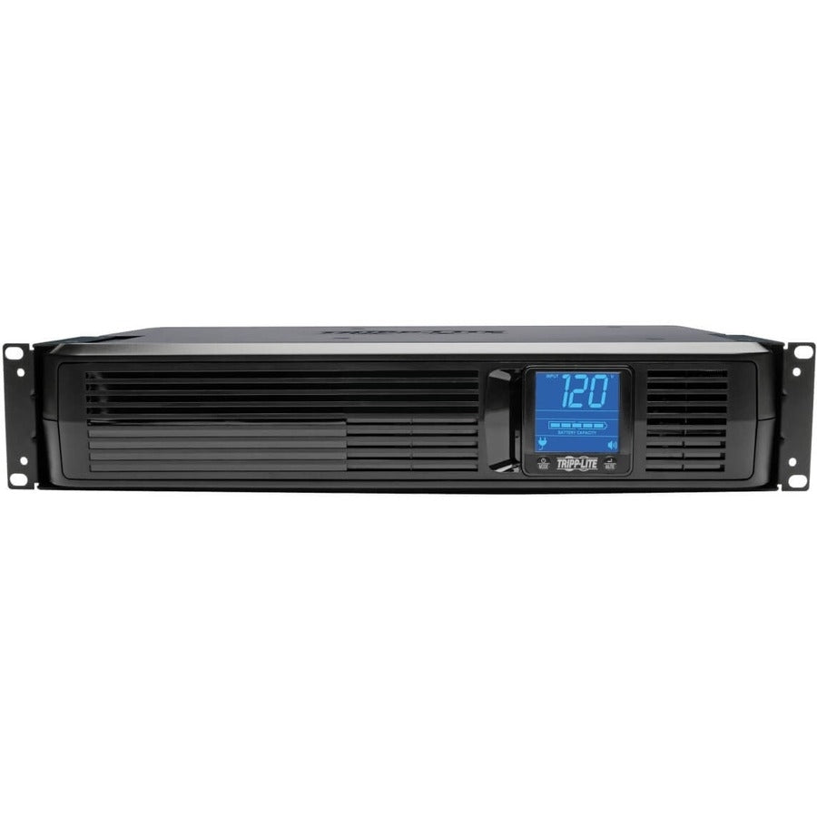 Tripp Lite SmartPro LCD 120V 1.5kVA 900W Line-Interactive UPS, 2U Rack/Tower, LCD Display, USB, DB9  - SMART1500LCD