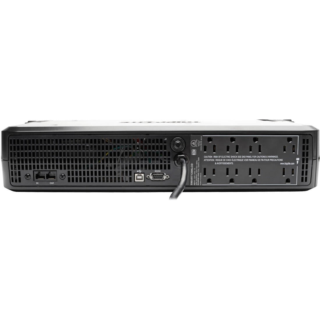 Tripp Lite SmartPro LCD 120V 1.5kVA 900W Line-Interactive UPS, 2U Rack/Tower, LCD Display, USB, DB9  - SMART1500LCD