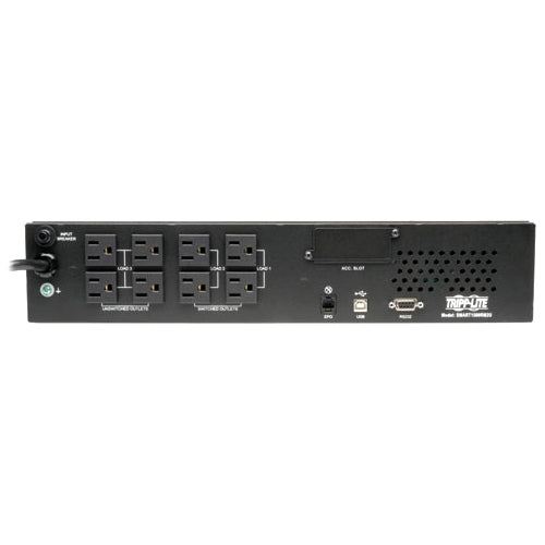 Tripp Lite SmartPro 120V 1.5kVA 1.35kW Line-Interactive Sine Wave UPS, SNMP, Webcard option, 2U Rack - SMART1500RM2U