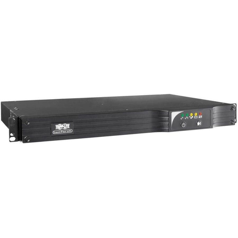 Tripp Lite SmartPro 120V 500VA 300W Line-Interactive UPS, SNMP, Webcard, 1U Rack/Tower, USB, DB9 Ser - SMART500RT1U