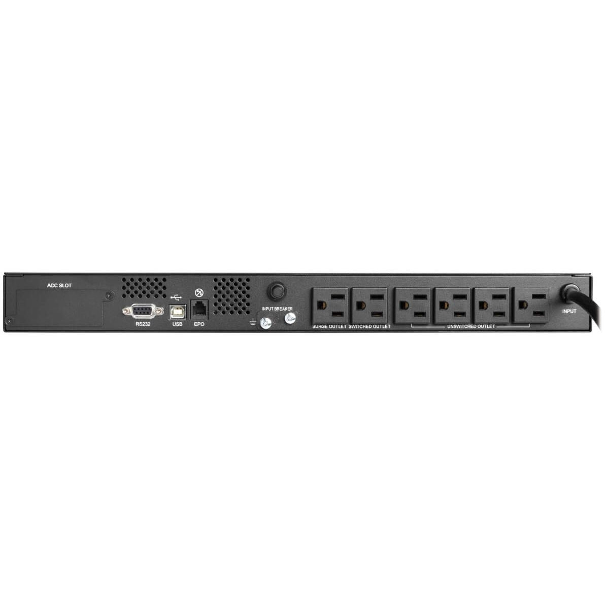 Tripp Lite SmartPro 120V 500VA 300W Line-Interactive UPS, SNMP, Webcard, 1U Rack/Tower, USB, DB9 Ser - SMART500RT1U