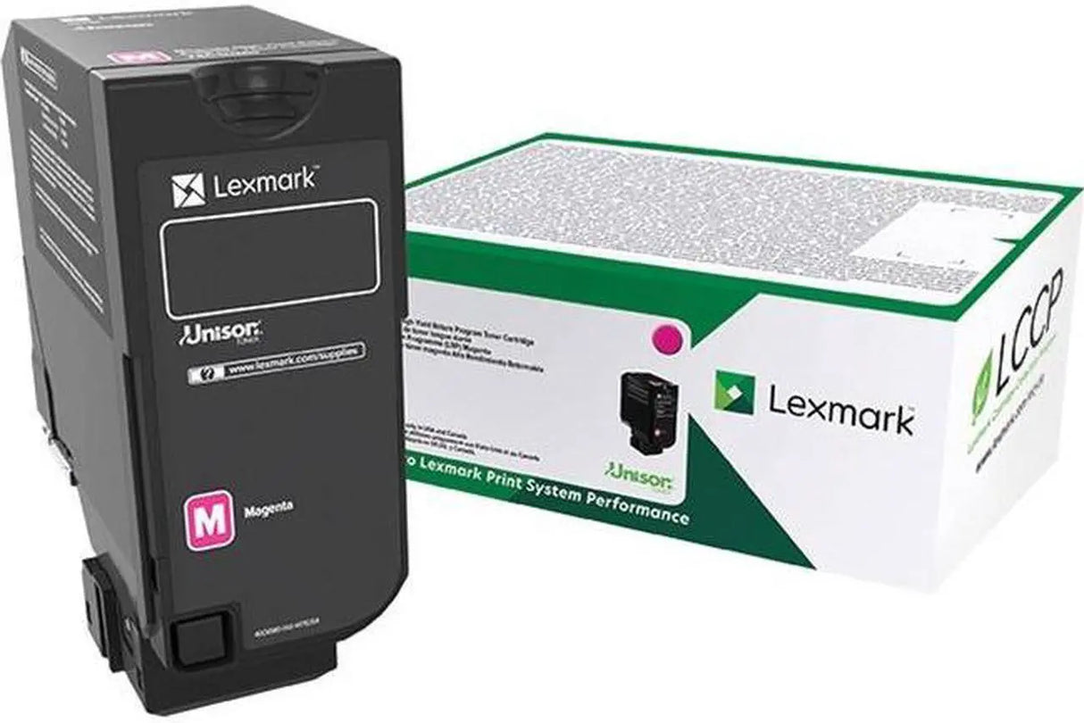 Lexmark Original Toner Cartridge - Magenta - Laser - High Yield - 12000 Pages - 1 Each - 74C0HMG