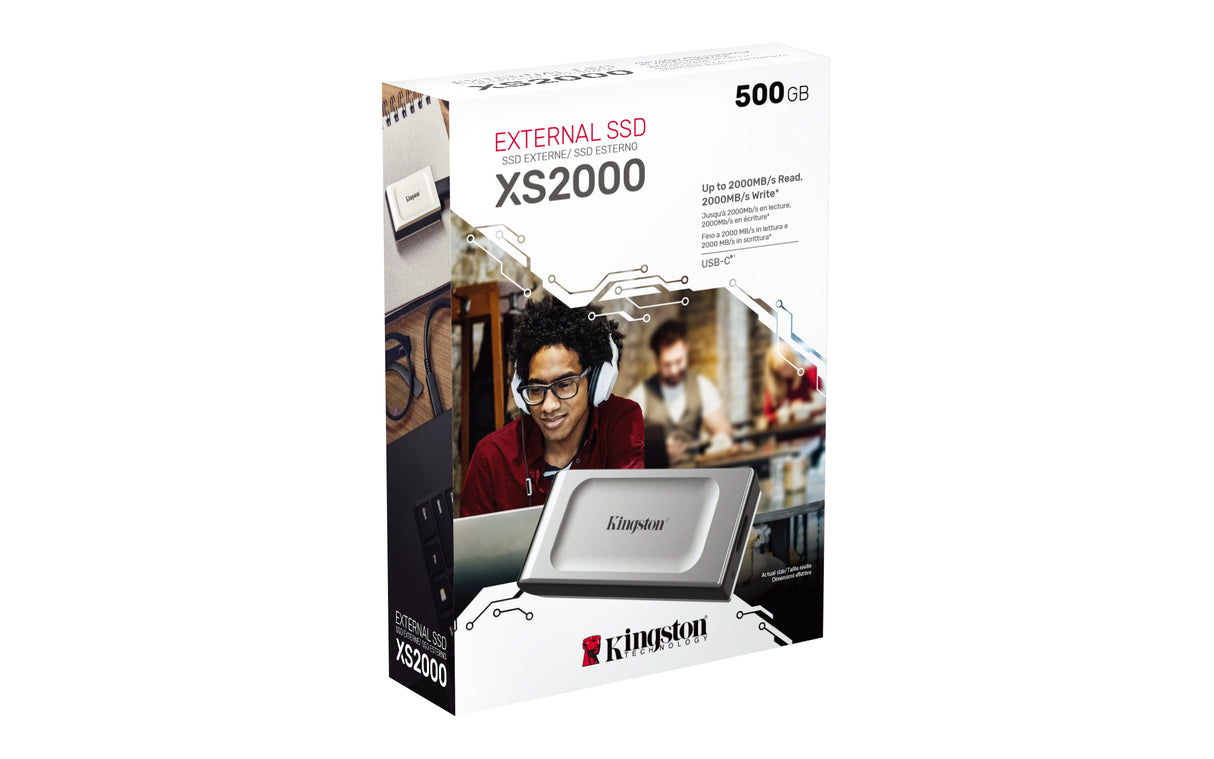 Kingston Technology 500G PORTABLE SSD XS2000 - SXS2000/500G