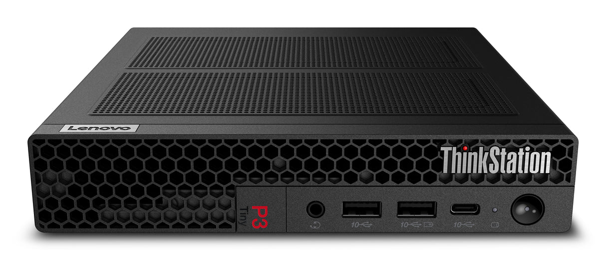 Lenovo ThinkStation P3 Tiny Intel® Core™ i7 i7-14700 64 GB DDR5-SDRAM 2 TB SSD Windows 11 Pro Mini PC Black - 30H00076US