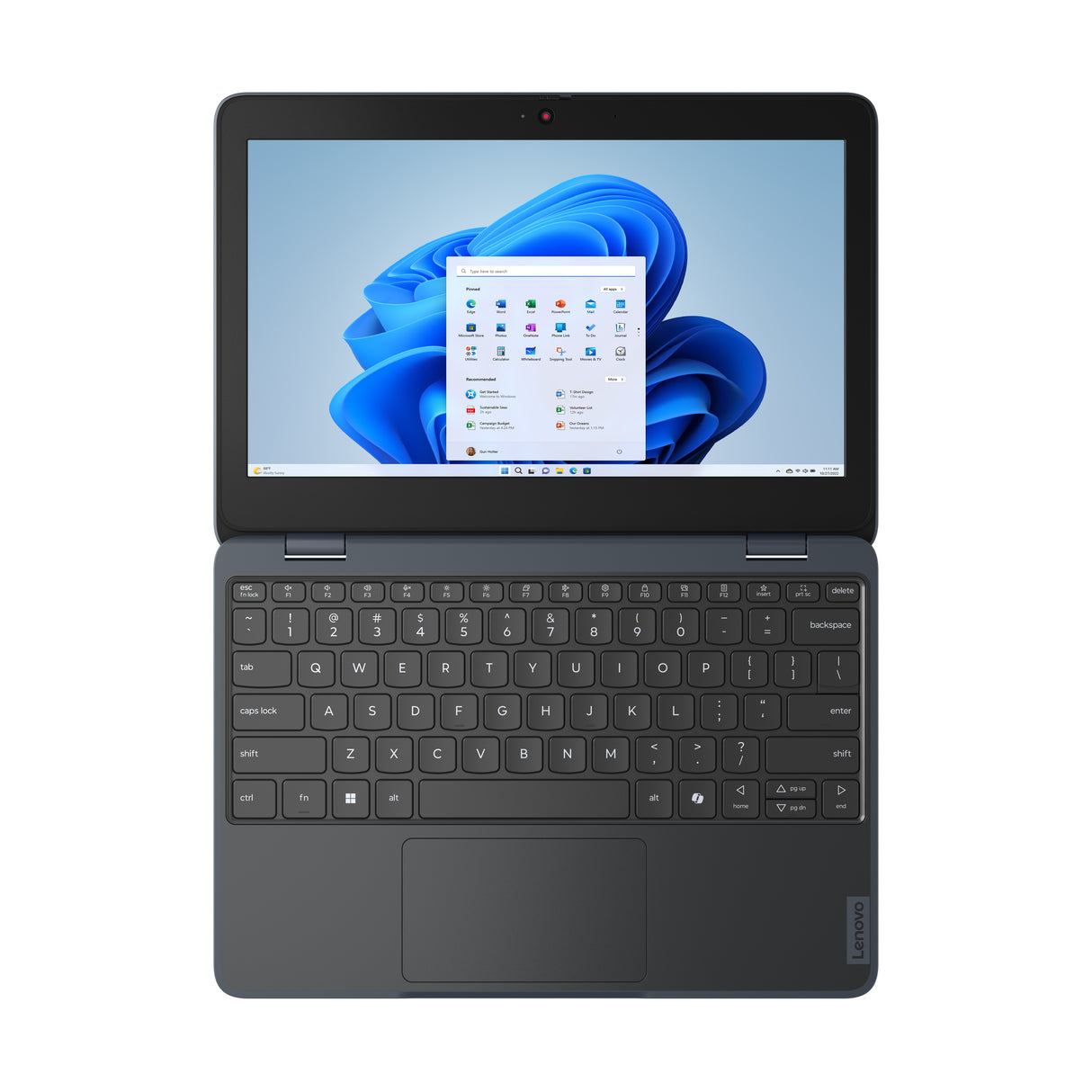 Lenovo 100w Gen 5 N150 Laptop 29.5 cm (11.6") HD 4 GB LPDDR5-SDRAM 128 GB SSD Wi-Fi 6E (802.11ax) Windows 10 Pro Education Grey - 83LD0001US LENOVO