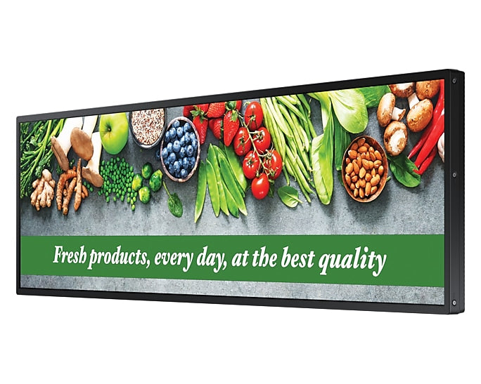 Samsung SH37C Panorama design 94 cm (37") LCD Wi-Fi 700 cd/m² Black Tizen 7.0 24/7 - SH37C