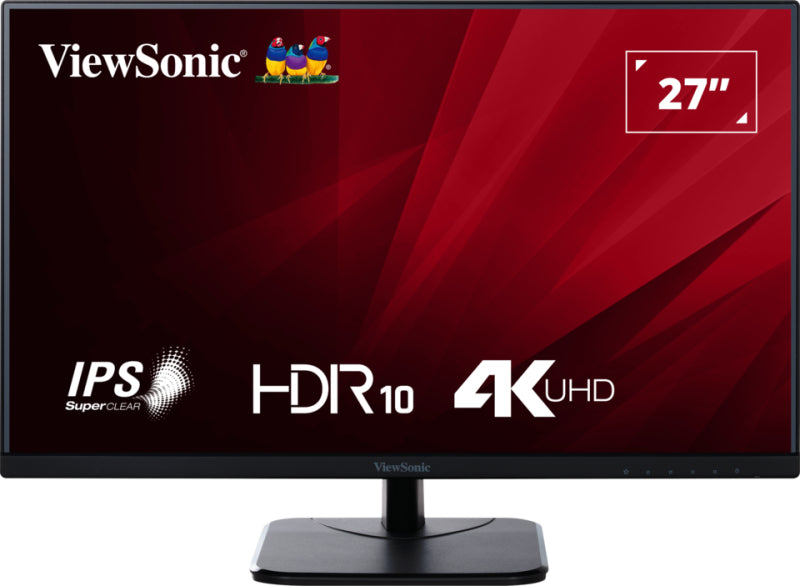 Viewsonic VA2756-4K-MHD computer monitor 68.6 cm (27") 3840 x 2160 pixels 4K Ultra HD LED Black - VA2756-4K-MHD