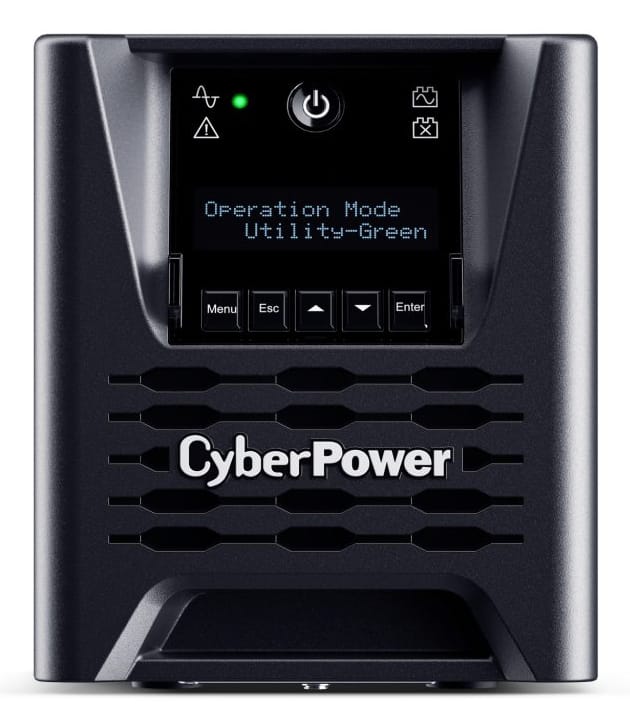 CyberPower Smart App Sinewave uninterruptible power supply (UPS) Line-Interactive 0.75 kVA 750 W 6 AC outlet(s) - PR750LCD3C CYBERPOWER