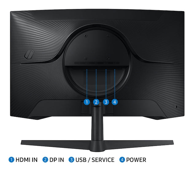 Samsung LS27CG552ENXZA computer monitor 68.6 cm (27") 2560 x 1440 pixels Quad HD Black - S27CG552EN