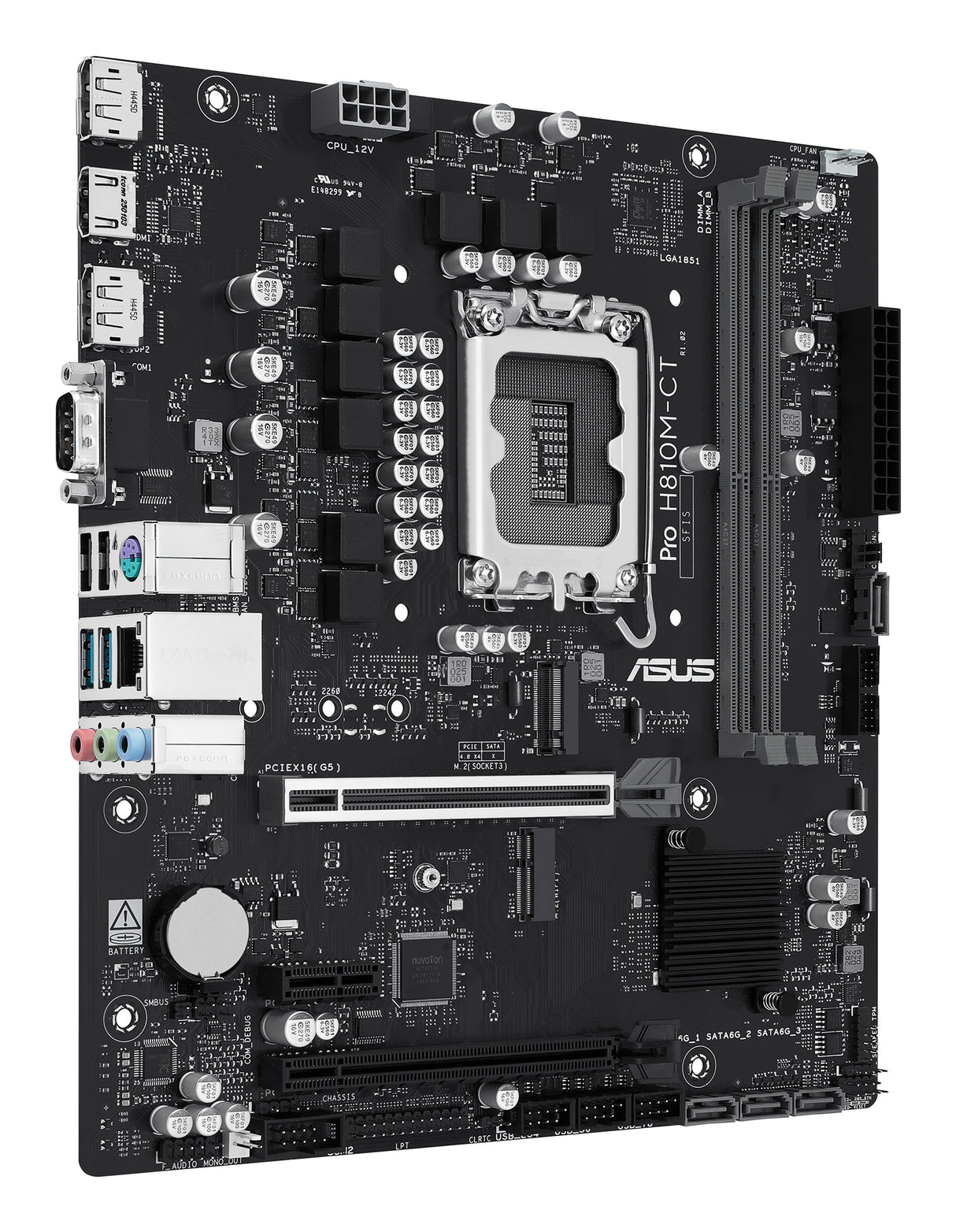 ASUS PRO H810M-CT-CSM motherboard Intel H810 LGA 1851 (Socket V1) micro ATX - PRO H810M-CT-CSM