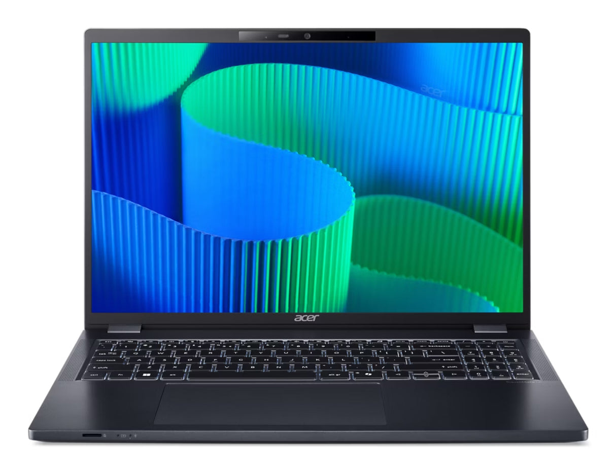 Acer TravelMate P4 TMP416-53-59NC Copilot+ PC Intel Core Ultra 5 125U Laptop 40.6 cm (16") WUXGA 16 GB DDR5-SDRAM 512 GB SSD Wi-Fi 6 (802.11ax) Windows 11 Pro Blue - NX.B9AAA.001 ACER