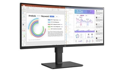 LG 34BQ77QE-B computer monitor 86.4 cm (34") 3440 x 1440 pixels UltraWide Quad HD LED Black - 34BQ77QE-B