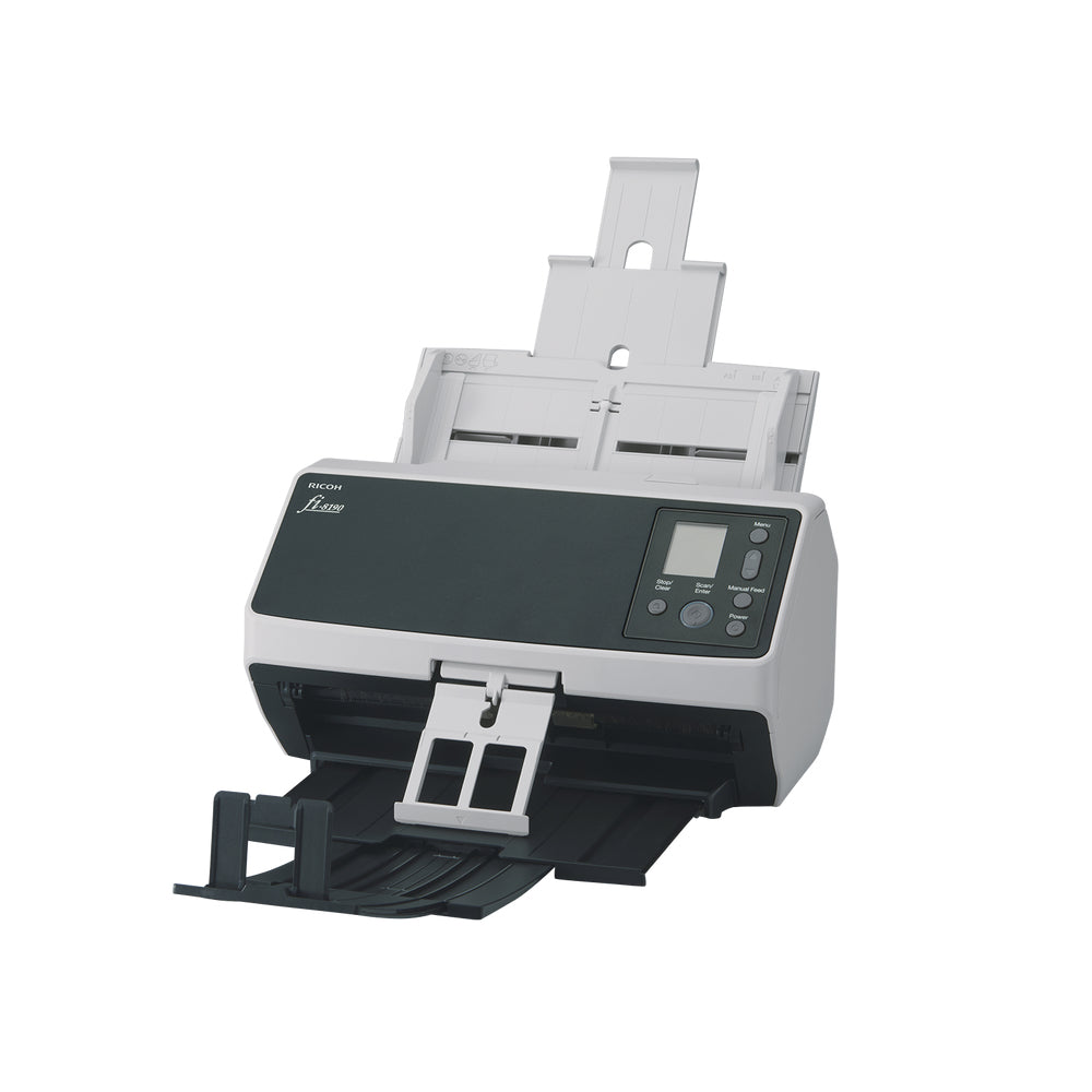 Ricoh fi-8190 ADF + Manual feed scanner 600 x 600 DPI A4 Black, Grey - PA03810-B005