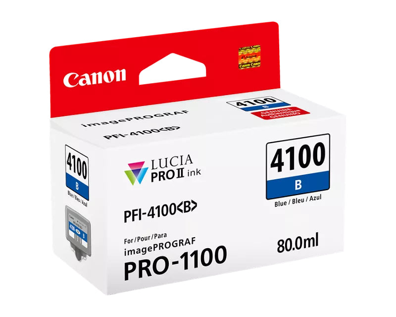 Canon LUCIA PRO II PFI-4100 Blue Ink Tank - 6786C002