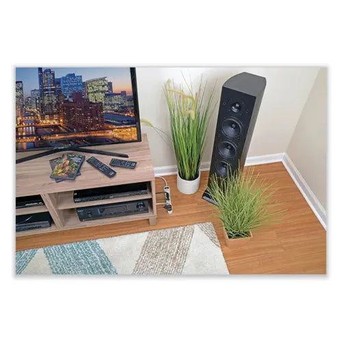 ACCU-TECH CORPORATION ACCU-TECH CORPORATION Protect It! Home Computer Surge Suppressor, 6 AC Outlets, 2 ft Cord, 180 J, Li - TLP602