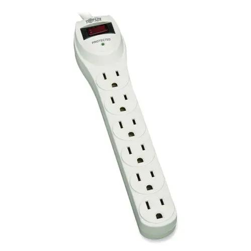 ACCU-TECH CORPORATION ACCU-TECH CORPORATION Protect It! Home Computer Surge Suppressor, 6 AC Outlets, 2 ft Cord, 180 J, Li - TLP602