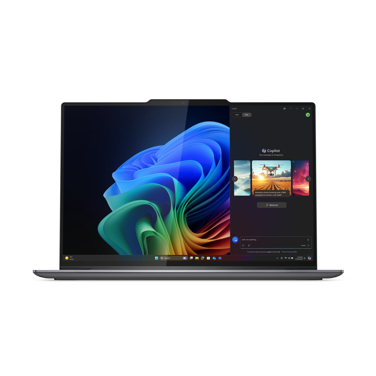Lenovo ThinkPad X9-14 Gen 1 Aura Edition Copilot+ PC Intel Core Ultra 7 268V Laptop 35.6 cm (14") WUXGA 32 GB LPDDR5x-SDRAM 1 TB SSD Wi-Fi 7 (802.11be) Windows 11 Pro Grey - 21QA0006US LENOVO
