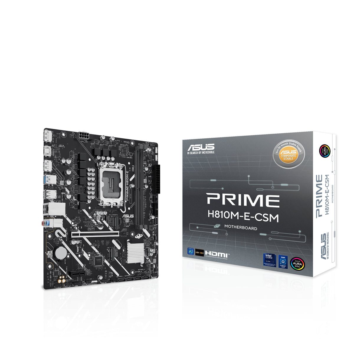 ASUS PRIME H810M-E-CSM Intel H810 LGA 1851 (Socket V1) micro ATX - PRIME H810M-E-CSM