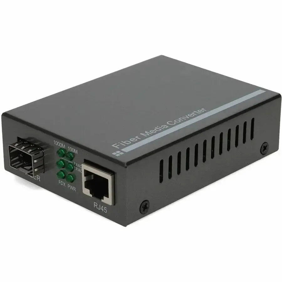 ADD-ON AddOn 10/100/1000Base-TX(RJ-45) to Open SFP Port Media Converter - 100% compatible and guaranteed to work - ADD-GMC-SFP