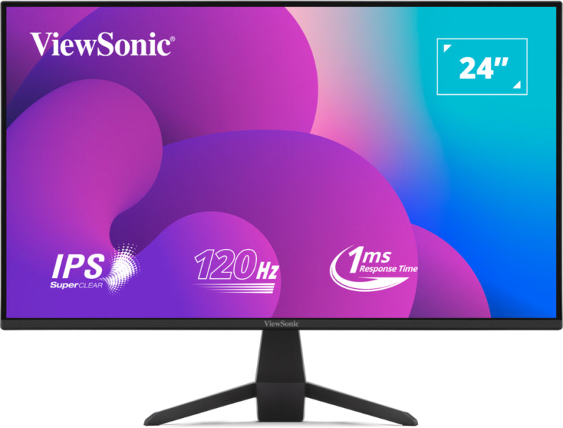 Viewsonic VX2470-MHD computer monitor 61 cm (24") 1920 x 1080 pixels Full HD LED Black - VX2470-MHD