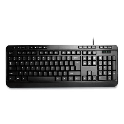 ADESSO Keyboards AKB132UB 118-Key MM Desktop USB Keyboard, Black - AKB-132UB