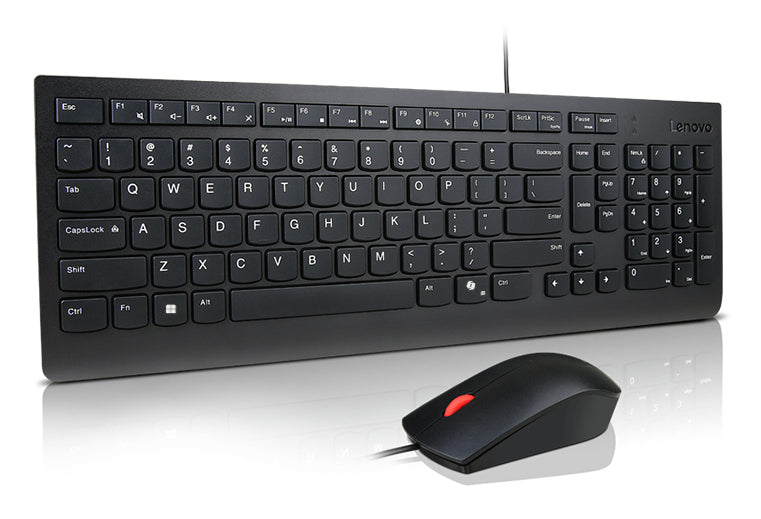 Lenovo 4X31R64400 keyboard Mouse included Universal USB US English Black - 4X31R64400