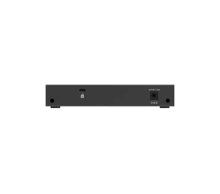 NETGEAR GS305P Unmanaged Gigabit Ethernet (10/100/1000) Power over Ethernet (PoE) Desktop/Wall-Mounting Black - GS305P-300NAS