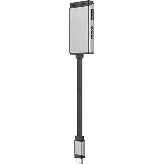 ALOGIC Alogic MagForce DUO 2-in-1 Adapter - 1 Pack - 1 x USB Type C - Male - 1 x HDMI 2.0 Digital Audio/Video - Female, 1 x USB 3.2 (Gen 1) Type A - Female - 4096 x 2160 Supported