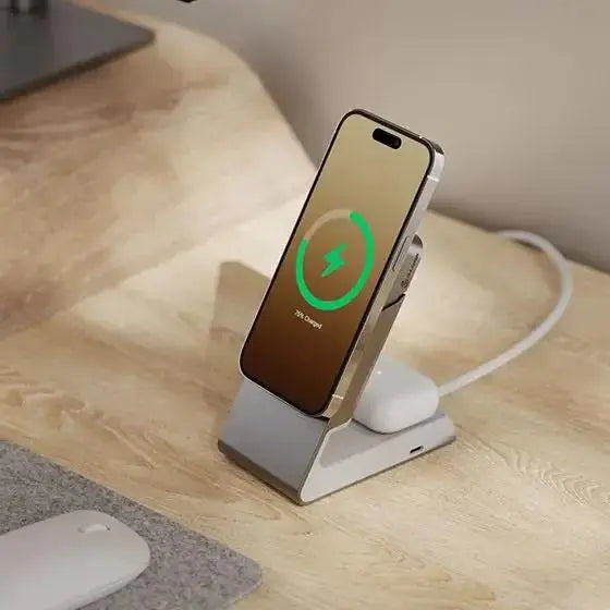 ALOGIC ALOGIC Matrix 2-in-1 Magnetic Charging Dock - White - MSCDDWH