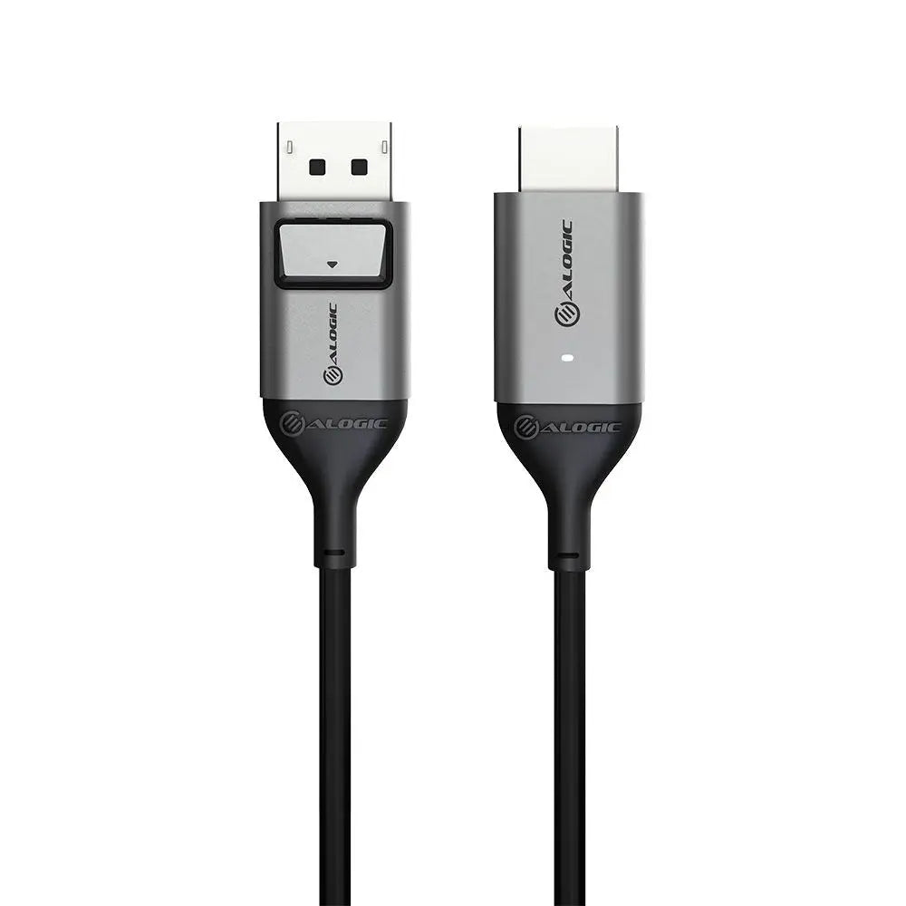 ALOGIC ALOGIC ULDPHD02-SGR video cable adapter 2 m DisplayPort HDMI Black, Silver