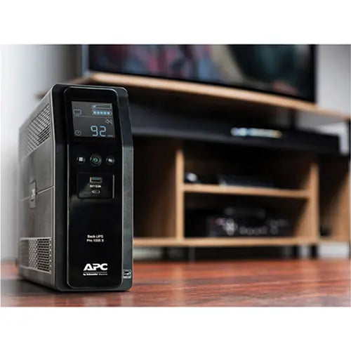 APC APC Back-UPS PRO BR Series SineWave Battery Backup System, 10 Outlets, 1,000 VA, 1,080 J - BR1000MS