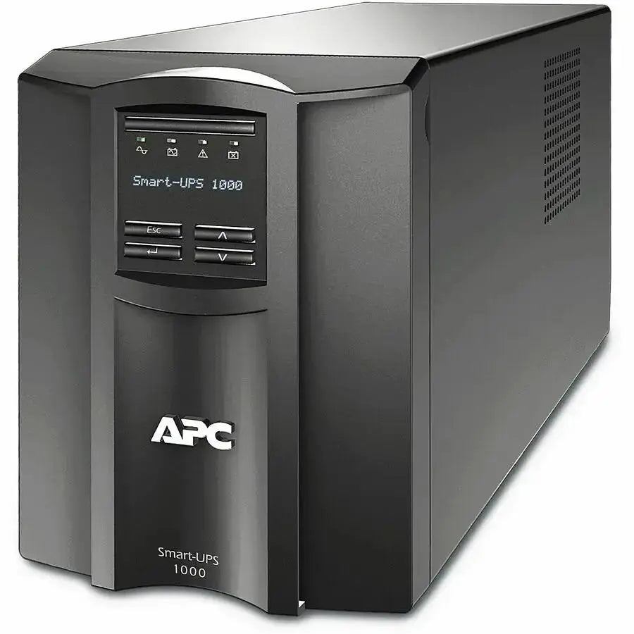APC APC by Schneider Electric Smart-UPS 1000VA LCD 120V with SmartConnect - Tower - 3 Hour Recharge - 120 V AC Input - 120 V AC, 110 V AC, 127 V AC Output - 8 x NEMA 5-15R - SMT1000C