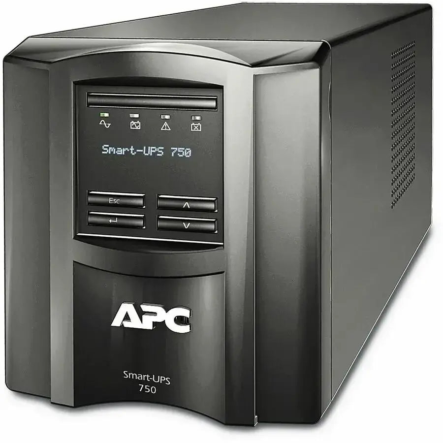 APC APC by Schneider Electric Smart-UPS 750VA LCD 120V with SmartConnect - Tower - 3 Hour Recharge - 5 Minute Stand-by - 120 V AC Input - 120 V AC Output - 6 x NEMA 5-15R - SMT750C