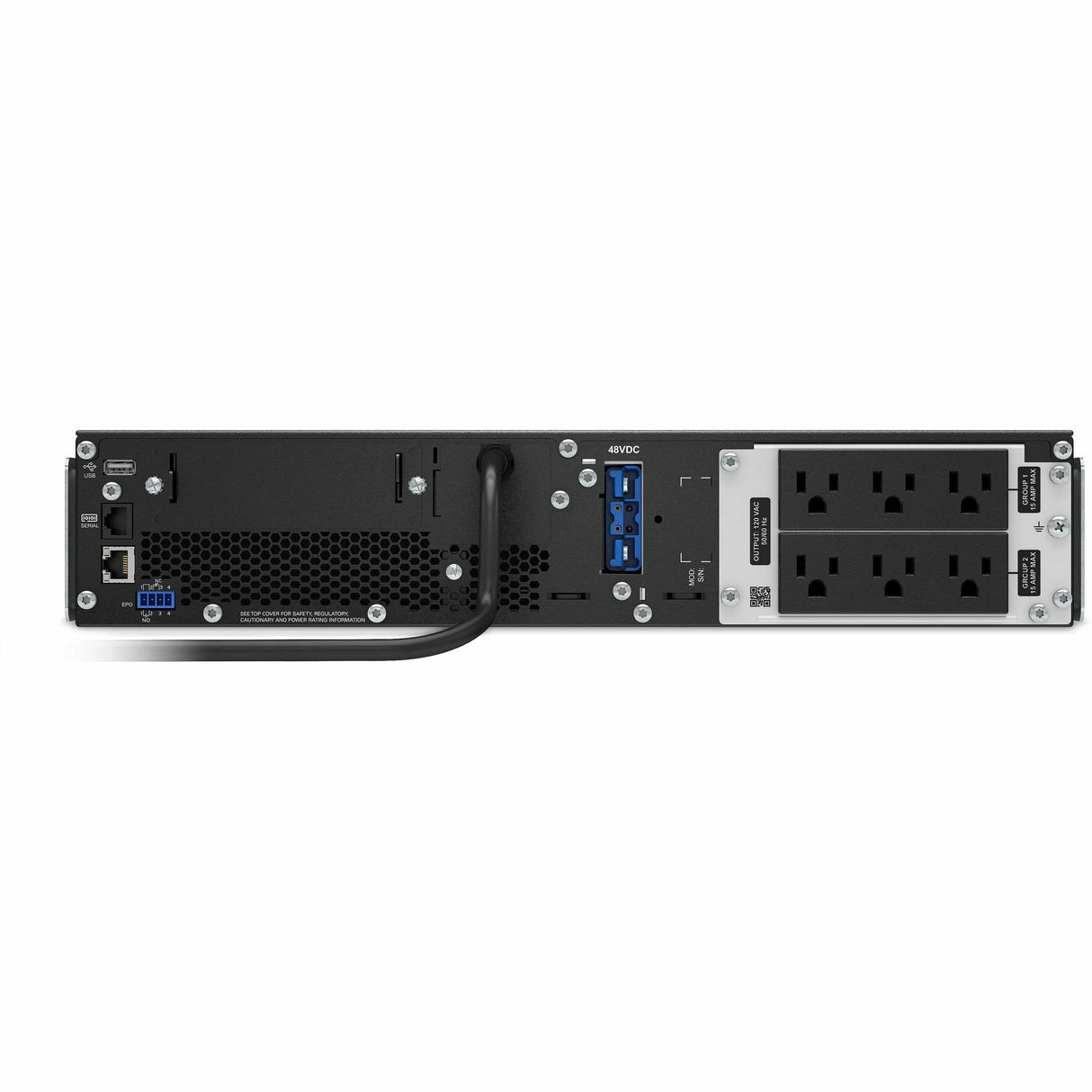 APC APC by Schneider Electric Smart-UPS SRT 1000VA RM 120V - 2U Rack-mountable - 3 Hour Recharge - 10 Minute Stand-by - 120 V AC Input - 120 V AC Output - 6 x NEMA 5-15R - SRT1000RMXLA