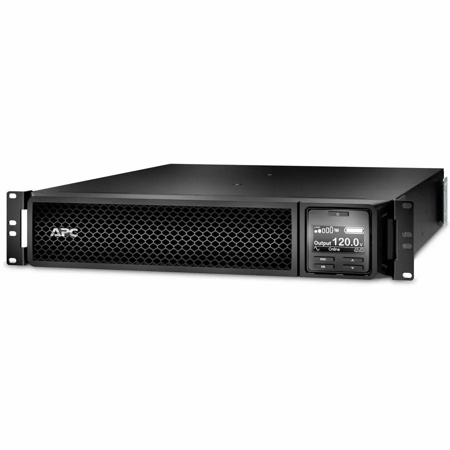 APC APC by Schneider Electric Smart-UPS SRT 1500VA RM 120V - 2U Rack-mountable - 3 Hour Recharge - 5 Minute Stand-by - 120 V AC Input - 120 V AC Output - 6 x NEMA 5-15R - SRT1500RMXLA