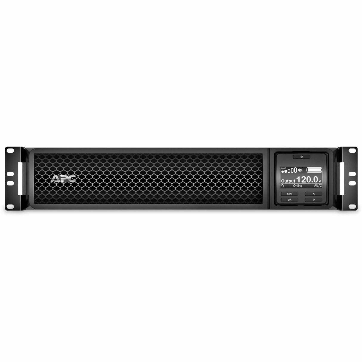APC APC by Schneider Electric Smart-UPS SRT 1500VA RM 120V - 2U Rack-mountable - 3 Hour Recharge - 5 Minute Stand-by - 120 V AC Input - 120 V AC Output - 6 x NEMA 5-15R - SRT1500RMXLA