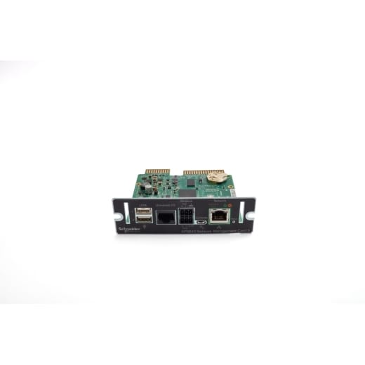 APC Power Accessory APC Device monitoring and management, Network Management Cards, NMC3 with Environmental Monitoring and Modbus, secure remote UPS monitoring and management - AP9643