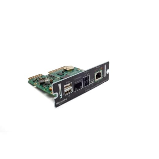 APC Power Accessory APC Device monitoring and management, Network Management Cards, NMC3 with Environmental Monitoring and Modbus, secure remote UPS monitoring and management - AP9643